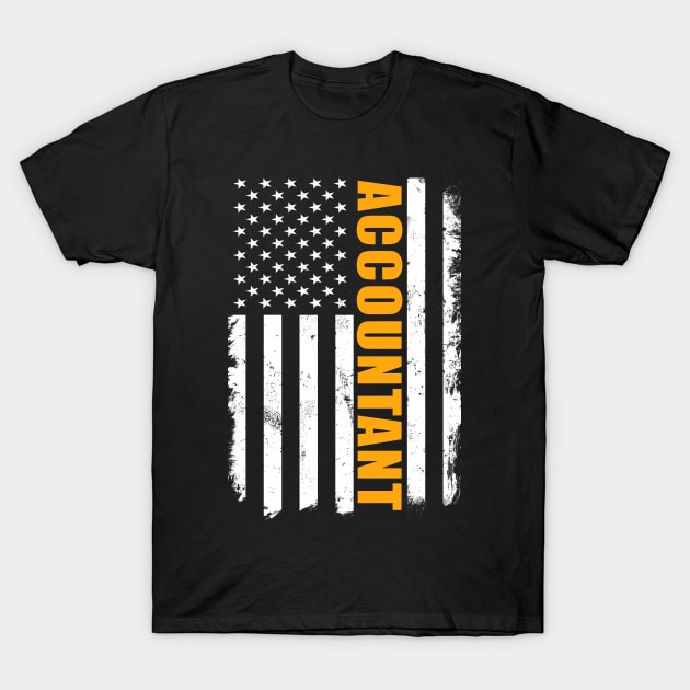 Accountant American T-Shirt by Motiejus